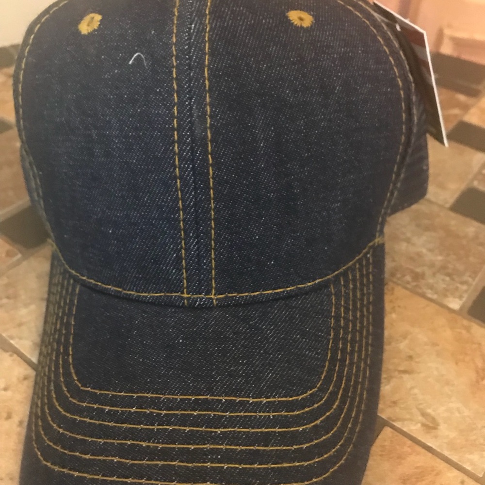 Denim daddy cap